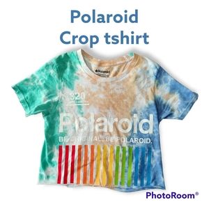 Polaroid y2k crop shirt size XS